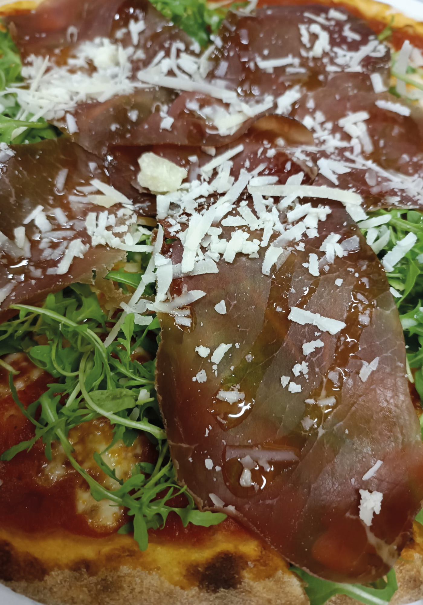 pizza bresaola rucola grana