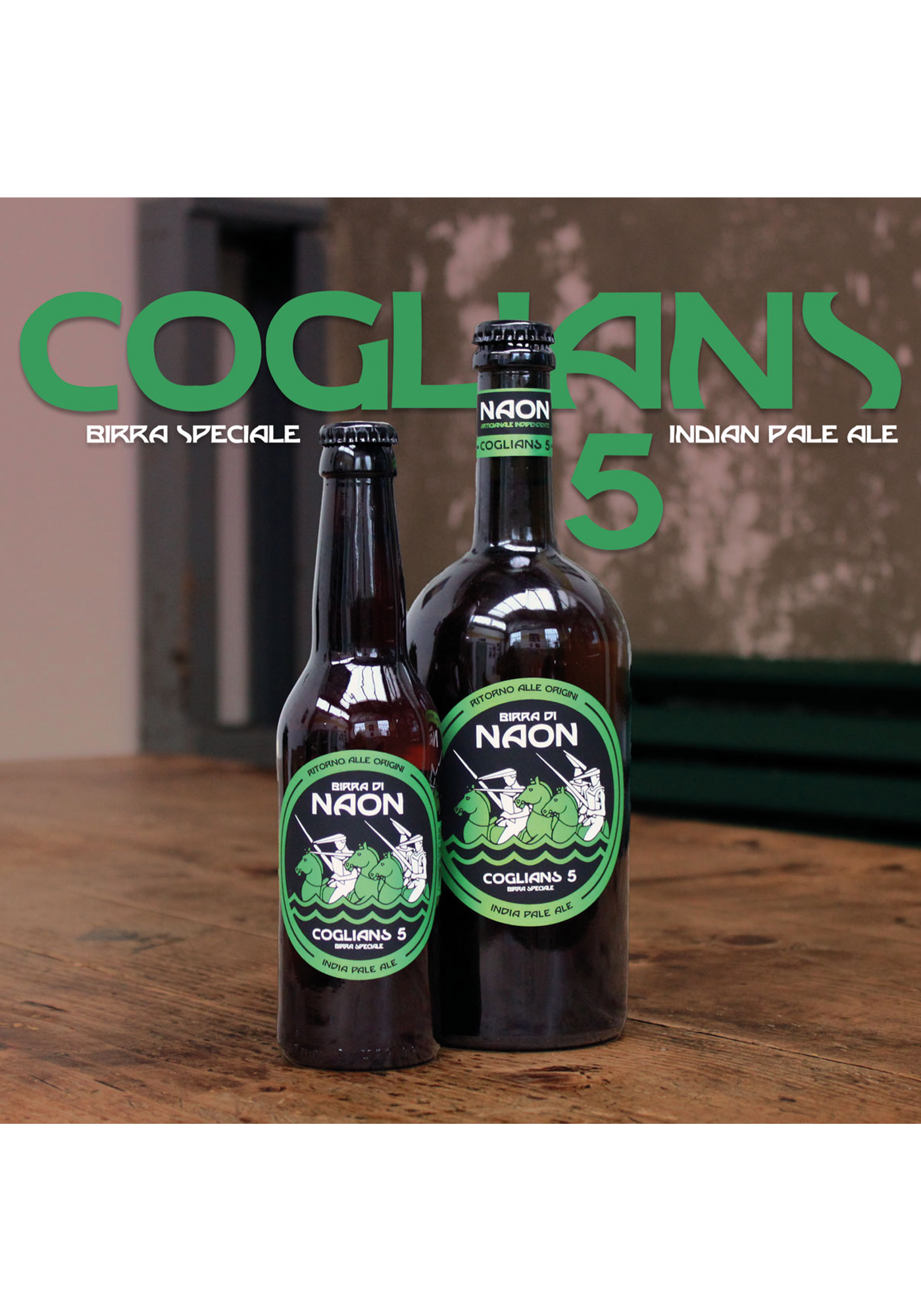 Birra Coglians da 300cl o da 750cl del Birrificio Pordenonese Naon