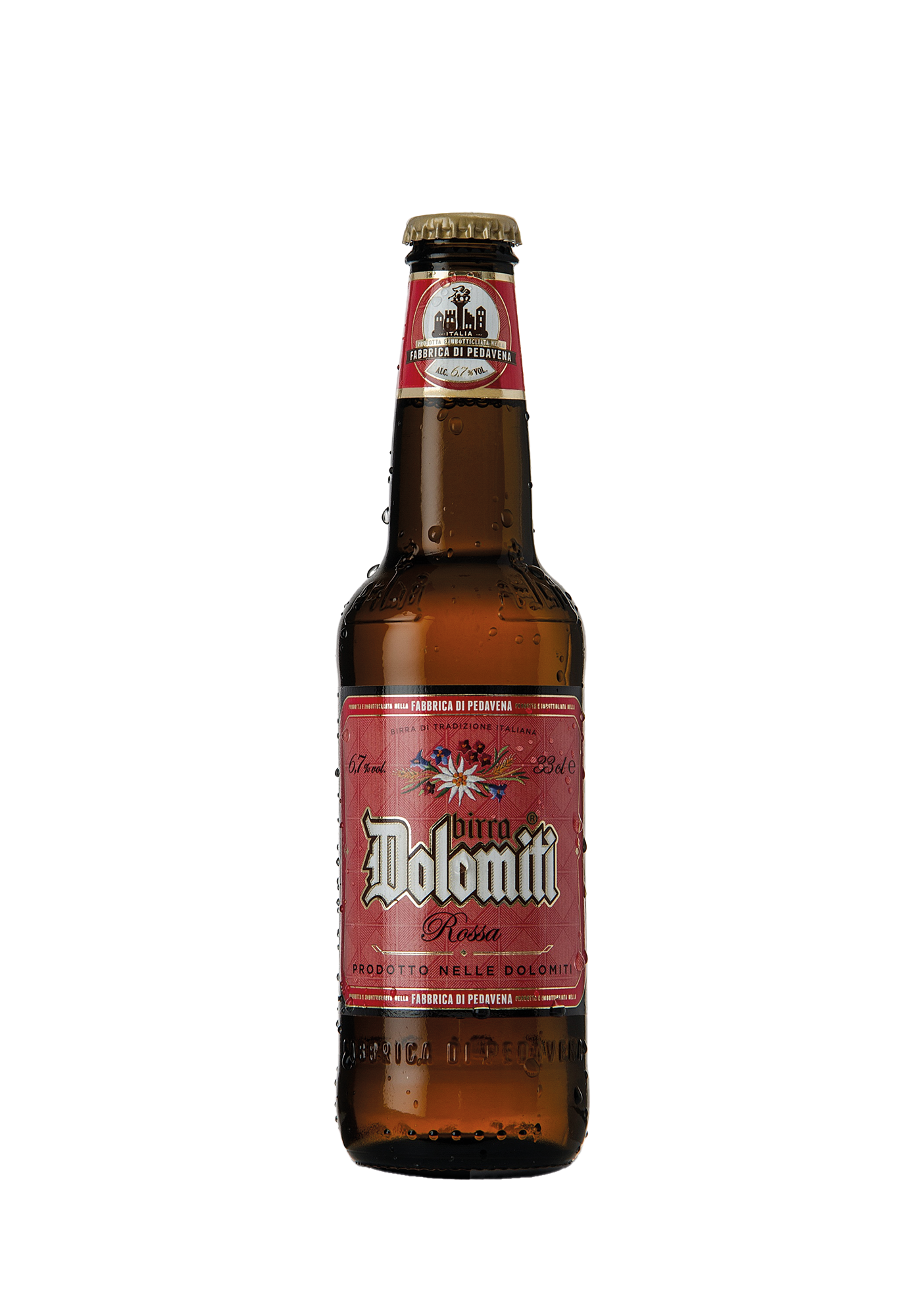 Birra Dolomiti Pils rossa da 33cl